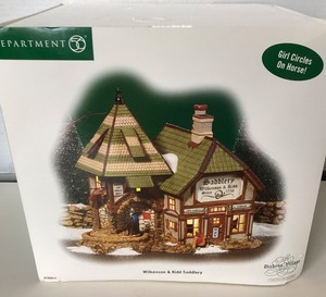lot 64 image: Dept 56 Dickens Village Wilkenson & Kidd Saddlery