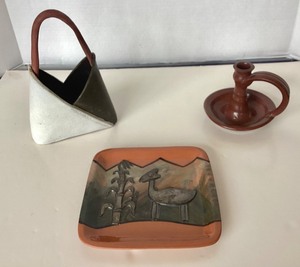 lot 70 image: Pottery Trio #2