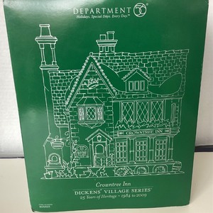 lot 87 image: Dept 56 Dickens Village (25 Yr) Crowntree Inn