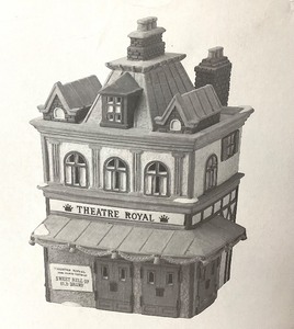 lot 96 image: Dept 56 Dickens Village Theatre Royal