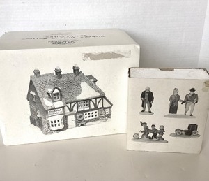 lot 98 image: Dept 56 Nicholas Nickleby House  Nicholas Nickleby Accessories (4)