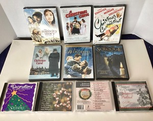lot 109 image: Group of Christmas DVDs and CDs #2