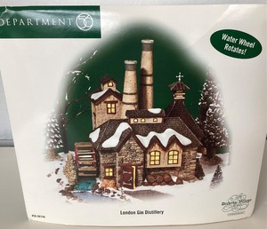 lot 145 image: Dept 56 Dickens Village  London Gin Distillery