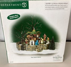 lot 147 image: Dept 56 Dickens Village Town Square Market