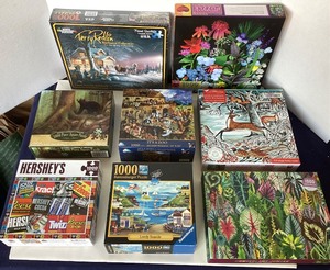 lot 141 image: Group of Newer Jig Saw Puzzles #1