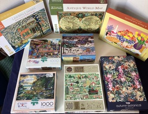 lot 142 image: Group of Newer Jig Saw Puzzles #2