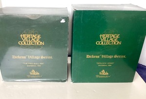 lot 174 image: Dept 56 Dickens Village Series Dedlock Arms  Pied Bull Inn