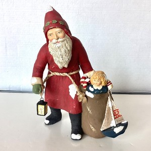 lot 188 image: Brittany Lowe Paper Mache Santa Claus