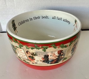 lot 196 image: Bethany Lowe Christmas Memories Bowl