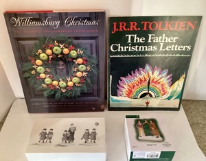 lot 186 image: Christmas Books and Dept 56 Accessories