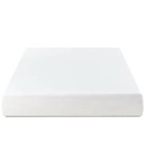 lot 12 image: Green Tea Fresca Twin Medium Smooth Top 8 Inch Memory Foam Mattress, Made in USA