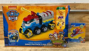 lot 29 image: Paw Patrol Dino Patroller, Mini Jet Playset