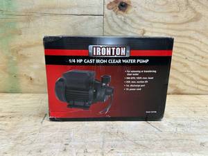 lot 42 image: 14 HP Cast Iron Clear Water Pump