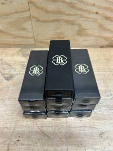 lot 45 image: Lucky Brand Bracelet Keychain Leather KeyRing Clover Silvertone Charm (lot of 10)