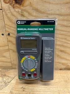 lot 47 image: Commercial Electric Manual-Ranging Digital Multi-Meter