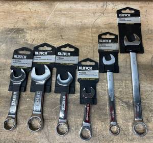 lot 58 image: KLUTCH Combination Wrench lot of 6