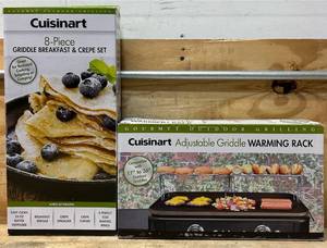 lot 70 image: CUISINART griddle lot of 2
