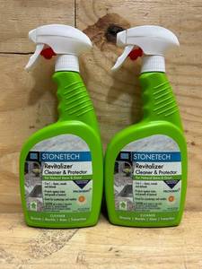 lot 75 image: StoneTech Revitalizer Cleaner and Protector for Natural Stone Countertops and Surfaces, 24-Ounce Spray, Citrus Scent (lot of 2)