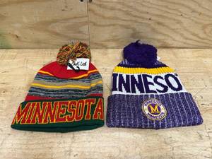 lot 79 image: Minnesota Winter Hats (lot of 2)