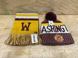 lot 83 image: Washington Winter Hat and Scarf Set