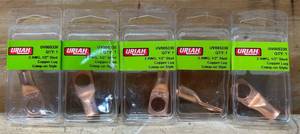 lot 97 image: URIAH Copper Lug lot of 5