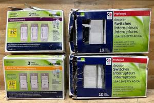 lot 108 image: Leviton lot of 4 packs