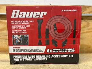 lot 112 image: Bauer Premium Auto Detailing Accessory Kit For WetDry Vacuums