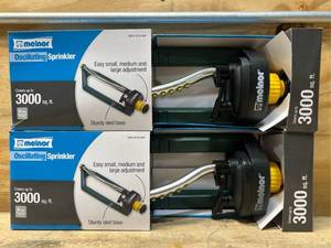 lot 118 image: MELNOR Oscillating Sprinkler lot of 2