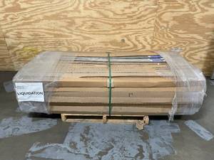 lot 166 image: Performance Accessories - Pallet of Various Vinyl Moldings - King, Pewter, Glaze, and Blonde 0.31 in. T x 2 in. W x 78.7 in. L Vinyl 4-in-1 Molding