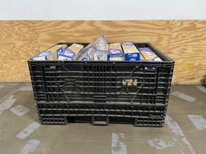 lot 167 image: Boulder - Large Bin of - Instanet Badminton Height-Adjustable Portable Net, 17 FT, BlackYellow (Bin Not Included)