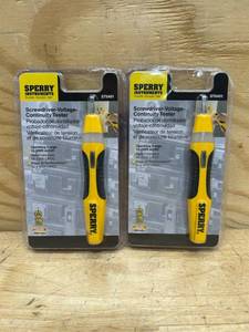 lot 180 image: 12-250 VACDC Voltage-Continuity-Screwdriver Tester (lot of 2)