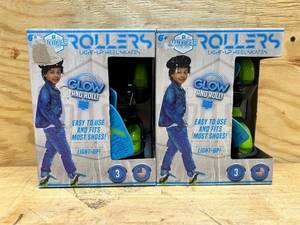 lot 185 image: Madd Gear Light-Up Rollers (lot of 2)