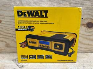 lot 195 image: Professional 30 Amp Battery Charger, 3 Amp Battery Maintainer with 100 Amp Engine Start