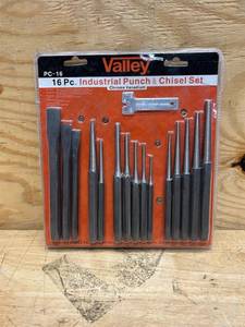 lot 217 image: Valley 16 Pc. Industrial Punch & Chisel Set (10292513.5)