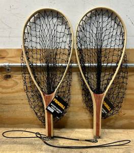lot 222 image: Frabill Wood Handle Trout Net lot of 2