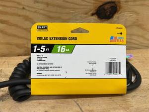 lot 233 image: SMART ELECTRICIAN COILED EXTENSION CORD