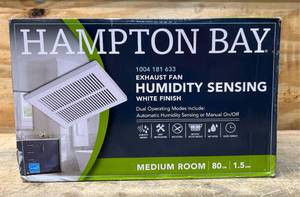 lot 240 image: Hampton Bay Exhaust Fan Humidity Sensing White Finish