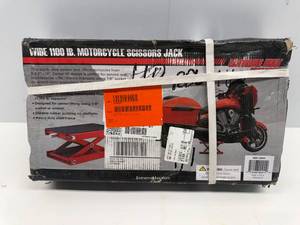 lot 122 image: EXTREME MAX MOTORCYCLE SCISSORS JACK