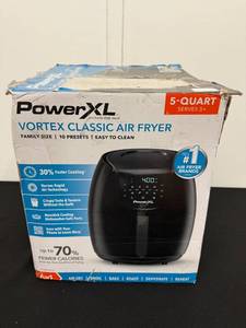 lot 42 image: PowerXL Vortex Classic 5-Quart Air Fryer in Box