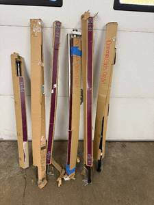 lot 53 image: Group of Home Decorators Collection 72-144 in. Drapery Rods Damaged Packaging