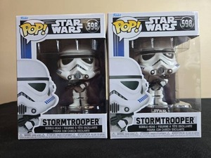 lot 89 image: Set of 2 Funko Pop Star Wars Stormtrooper #598 Figures Sealed