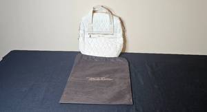 lot 106 image: BellaRusso Quilted 14.4 Inch Tote Backpack with Detachable Shoulder Strap