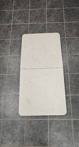 lot 124 image: Lifetime Folding Table with Adjustable Height and Carry Handle