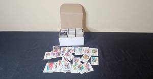 lot 170 image: Large Collection of Sports Trading Cards in Storage Box