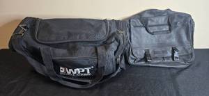 lot 184 image: WPT Boot Camp Duffel Bag and Black Laptop Briefcase Set