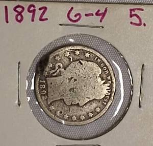 lot 45 image: 1892 Barber Quarter