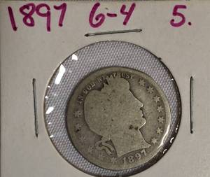 lot 47 image: 1897 Barber Quarter