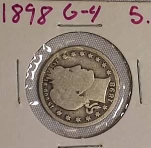 lot 48 image: 1898 Barber Quarter