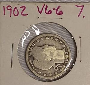 lot 51 image: 1902 Barber Quarter