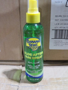 lot 20 image: 8 Cases of Banana Boat, Aloe After Sun Spray , 6 Fl Oz (177 Ml)
